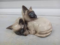 Siamese Kittens-Curled together 1296